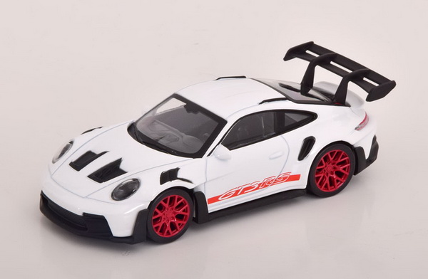 Porsche 911 GT3 RS - 2022 - White/Red JET CAR 750044 Модель 1:43