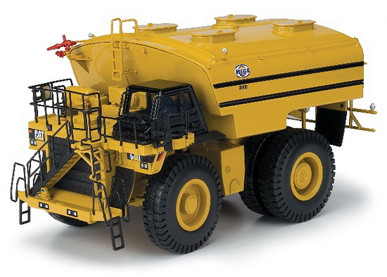 Модель 1:50 Caterpillar Mega MlWT30 Mining Truck Water Tank