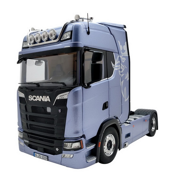 Модель 1:18 Scania V8 730S 4x2 - Light blue