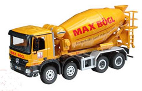 Модель 1:50 Mercedes-Benz Actros 4-axle Concrete Mixer-Max Bogl
