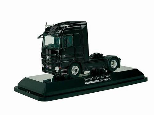 Модель 1:50 Mercedes-Benz Actros 4x2 Truck Tractor - black liner