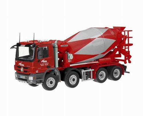 mercedes-benz actros mp3 8x4 truck mixer-gufa 754-01 Модель 1:50