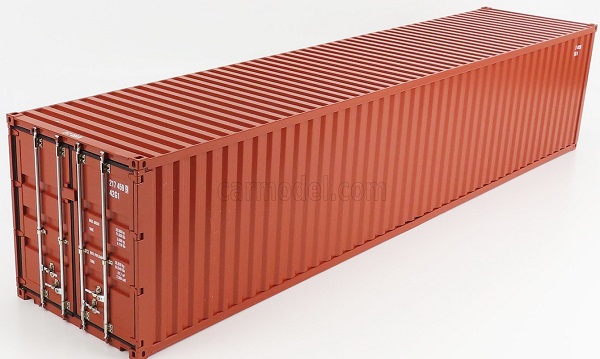 Модель 1:18 ACCESSORIES International Sea-container 40 For Trailer, Brown