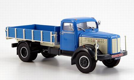 Модель 1:50 Scania L 60 blau-weiss Pritsche
