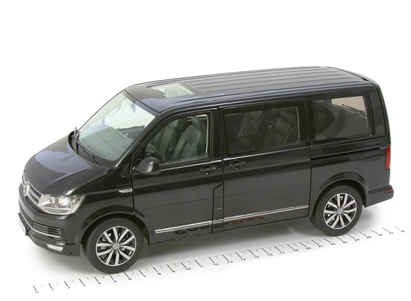 Volkswagen Multivan Highline T6 черный NZG954/50 Модель 1:18