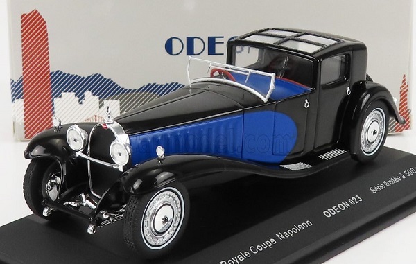 Модель 1:43 Bugatti Royale Napoleon - black/blue  (L.E.500pcs)