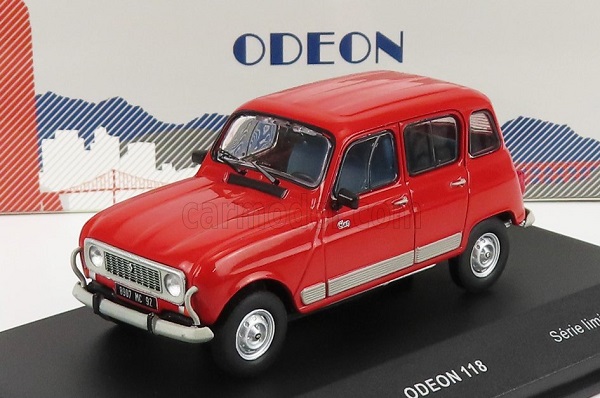 Renault R4 CLAN - red ODEON118 Модель 1:43