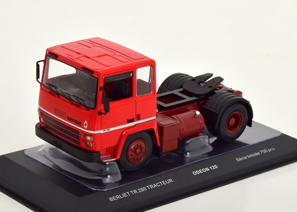Berliet TR280 Tracteur - red (L.E.750pcs) ODEON120 Модель 1:43