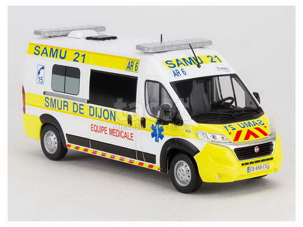 Модель 1:43 FIAT Ducato Ambulance AR Samu 21 SMUR de Dijon (L.E.500pcs)