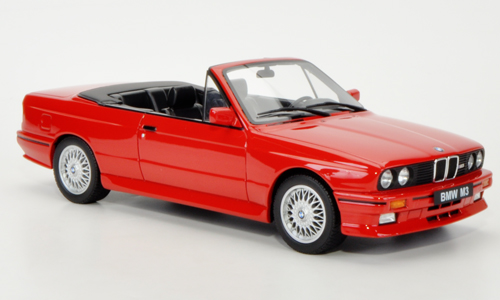 Модель 1:18 BMW M3 (E30) Cabrio - red