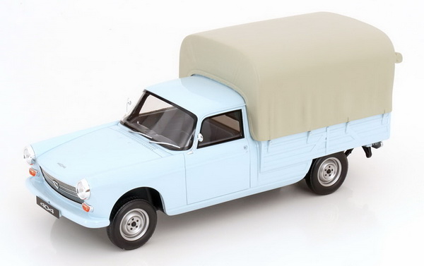 Модель 1:18 Peugeot 404 Pick Up - 1967 - Light Blue/Grey