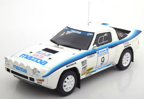 Модель 1:18 Mazda RX 7 №9 Gr.B Rally Acropolis (Ingvar Carlsson - Benny Melander)