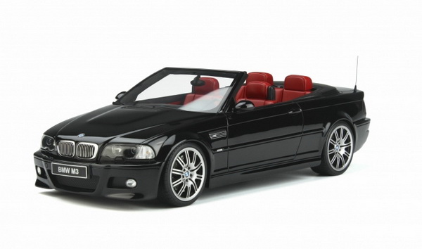 Модель 1:18 BMW M3 (E46) Cabrio - black
