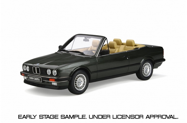 Модель 1:18 BMW 325i (E30) Cabrio - black