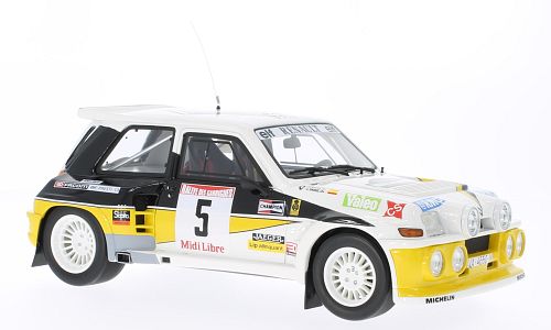 Модель 1:18 Renault 5 Maxi Turbo №5 Rally des Garrigues (Antonio Boto - Carlos Sainz)