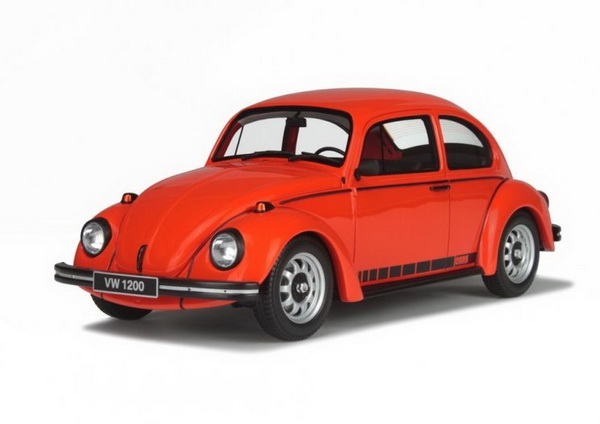 volkswagen beetle jeans 2 - red (l.e.2000pcs) OT637 Модель 1:18