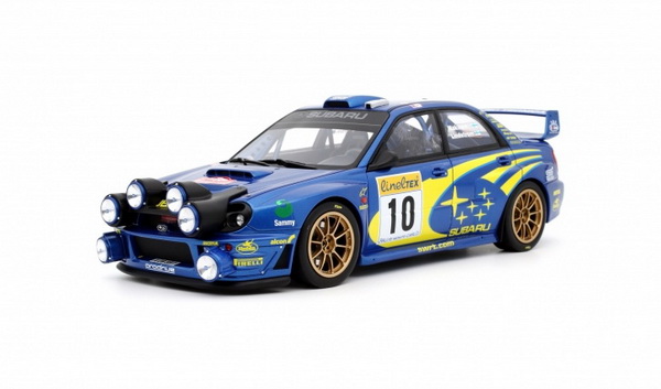 Модель 1:18 Subaru Impreza WRC (Night Version) N 10 Winner Rally Montecarlo 2002 T.Makinen - K.Lindstrom