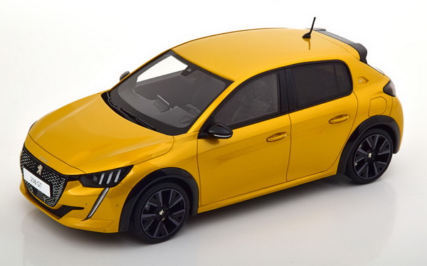 Модель 1:18 Peugeot 208 GT 2020 - yellow met.
