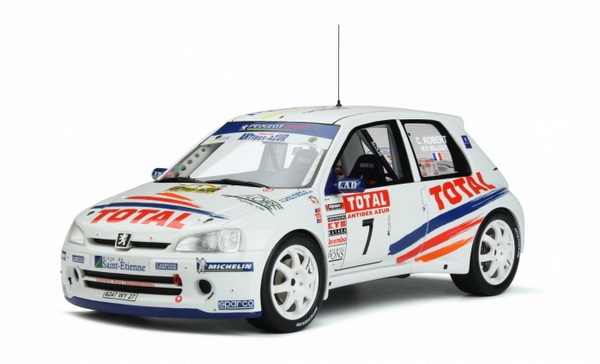 Модель 1:18 Peugeot 106 Maxi No.7, Rally d´Antibes 2000 Robert/Billoux