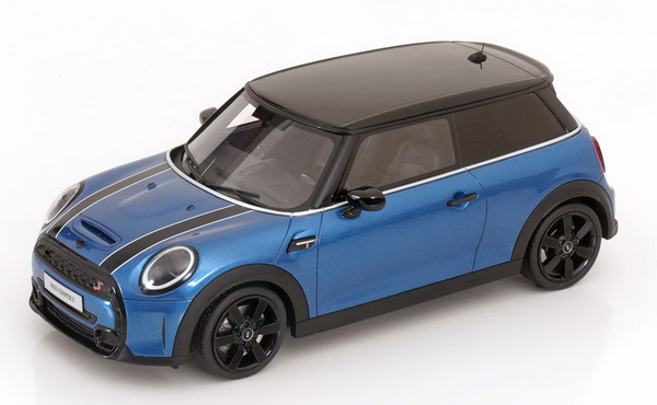 Модель 1:18 Mini Cooper S - 2021 - Blue met./Black