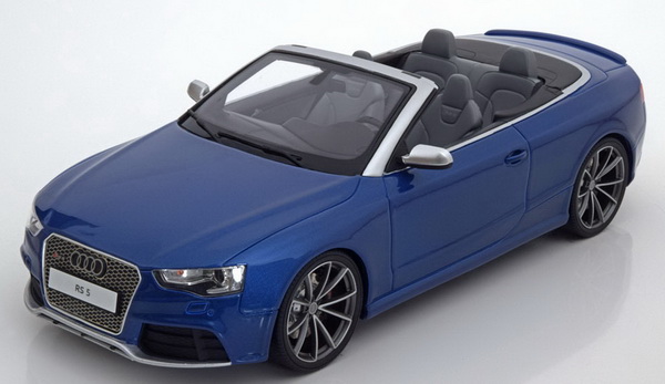 audi rs 5 cabrio 2012-2015 - blue ZM053 Модель 1:18