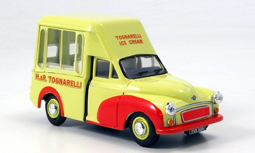Модель 1:43 Morris Minor Van, Tognarelli Ice Cream, High Roof-Eiswagen