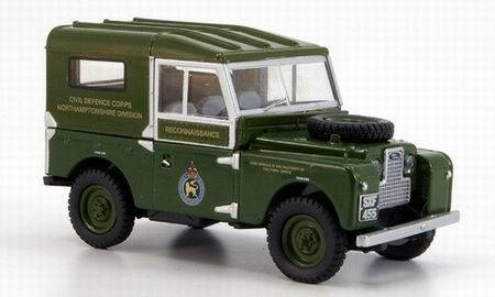 Модель 1:43 Land Rover Series I Hard-Top Green Civil Defence Corps