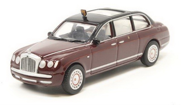 Модель 1:76 Bentley State Limousine Королевы Великобритании Елизаветы II - brown