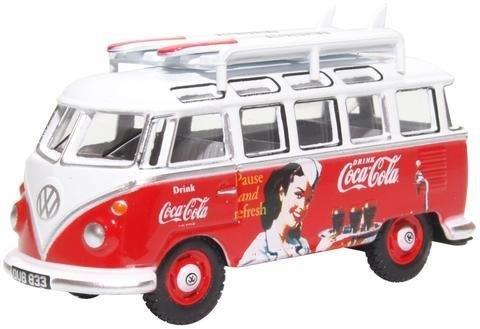 Модель 1:76 Volkswagen T1 Samba Bus «Coca-Cola» с доской для серфинга