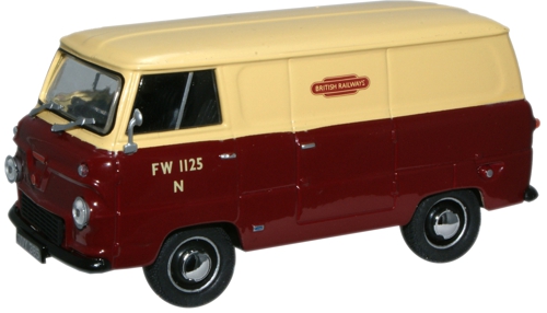 Модель 1:43 Ford THAMES 400E Van «British Railways» - dark red/cream