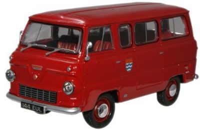 ford thames 400e minibus london fire brigade (пожарный микроавтобус) FDE005 Модель 1:43