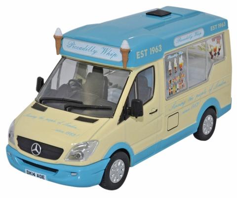 Модель 1:43 Mercedes-Benz Sprinter Van Whitby Mondial Ice Cream Piccadilly Whip
