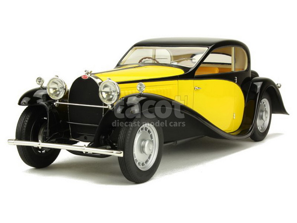 Модель 1:18 Bugatti Type 50 Profilé - black/yellow (L.E.250pcs)