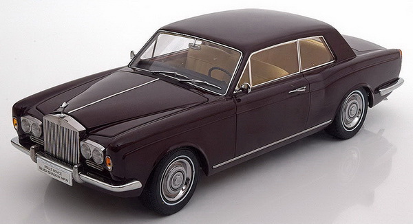 rolls-royce silver shadow mpw 2-door coupe (lhd) - dark red PA-98204L Модель 1:18