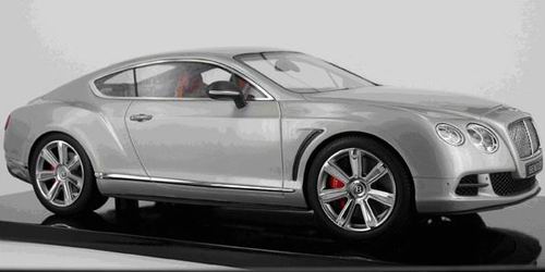 Модель 1:12 Bentley Continental GT - silver