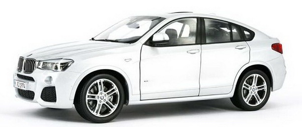 Модель 1:18 BMW X4 LHD (mineral white)