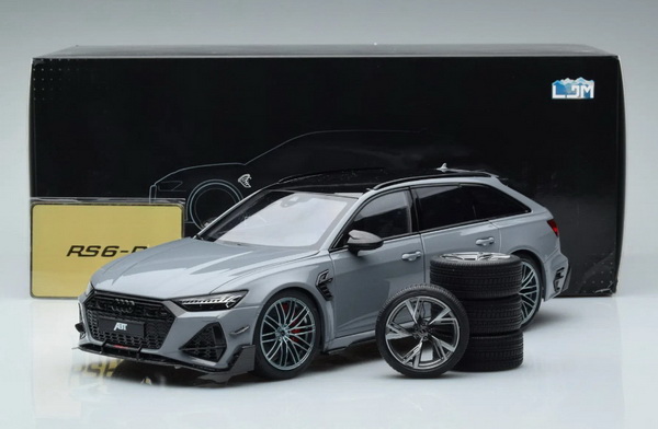 Audi RS6 Avant C8 ABT RS-R - narado grey (c дополнительным комплектом колес) CPM18460C Модель 1:18