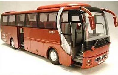 Модель 1:43 Yutong 6120 (MAN Lion`S Star) Bus - red met