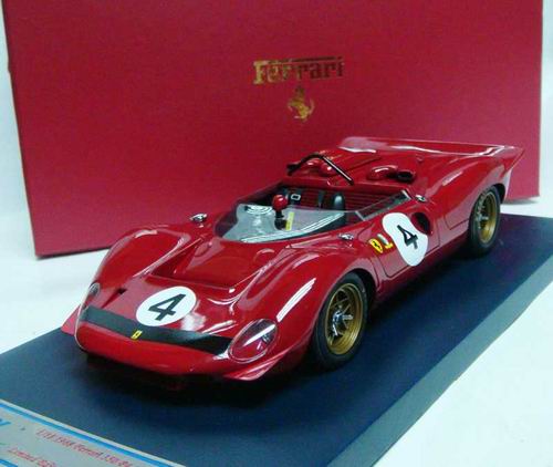 Модель 1:18 Ferrari 350 P4 NART №4 Can-Am - red