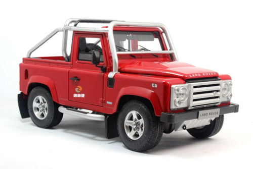 Модель 1:18 Land Rover Defender SVX - red dealer edition