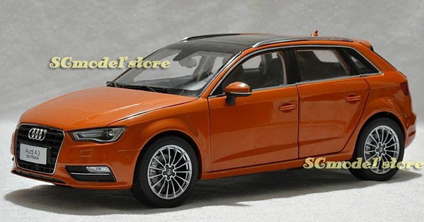 Модель 1:18 Audi A3 Sportback - orange