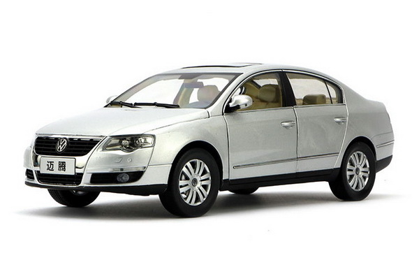 Модель 1:18 Volkswagen Magotan sedan (VW Passat B6) - silver