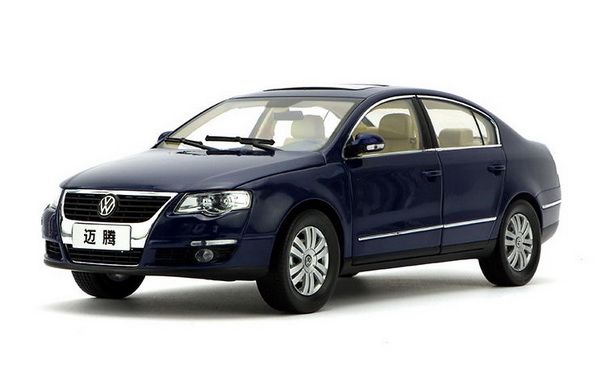 Модель 1:18 Volkswagen Magotan sedan (VW Passat B6) - blue
