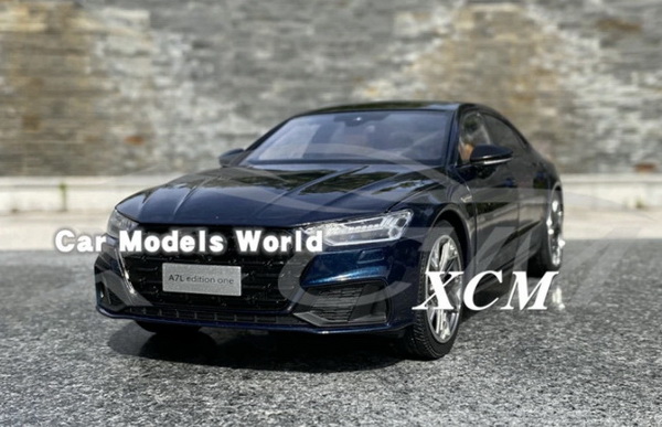 Audi A7L - dark blue CPM18421A Модель 1:18