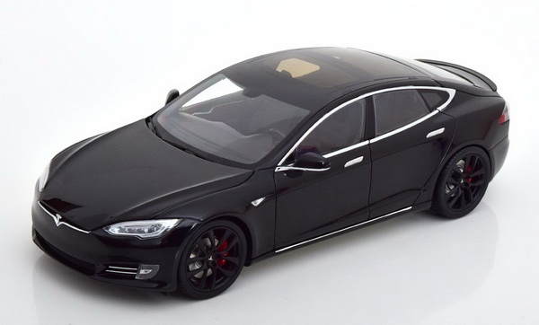 Tesla Model S P100D 2016 - black CPM18458C Модель 1:18