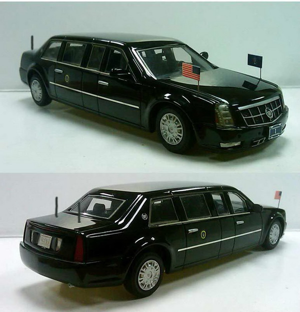 cadillac dts presidential limousine (president barack obama) CPM43121 Модель 1:43