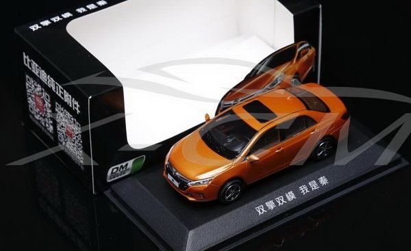 Модель 1:43 BYD Qin - Orange