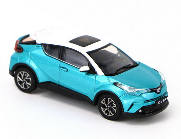 Модель 1:43 Toyota C-HR - Light blue/white