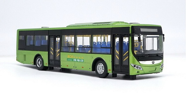 Модель 1:42 Yutong E12 Электробус - green