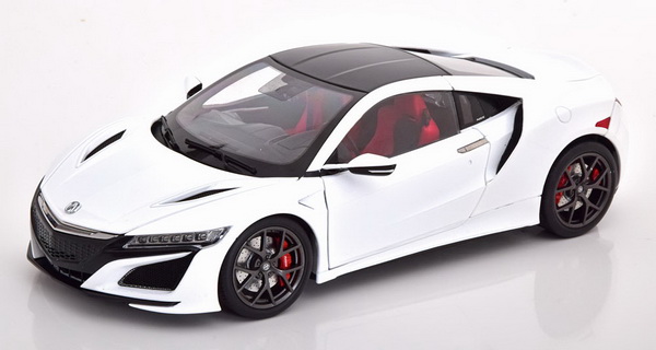 Модель 1:18 Honda Acura NSX - white/carbon